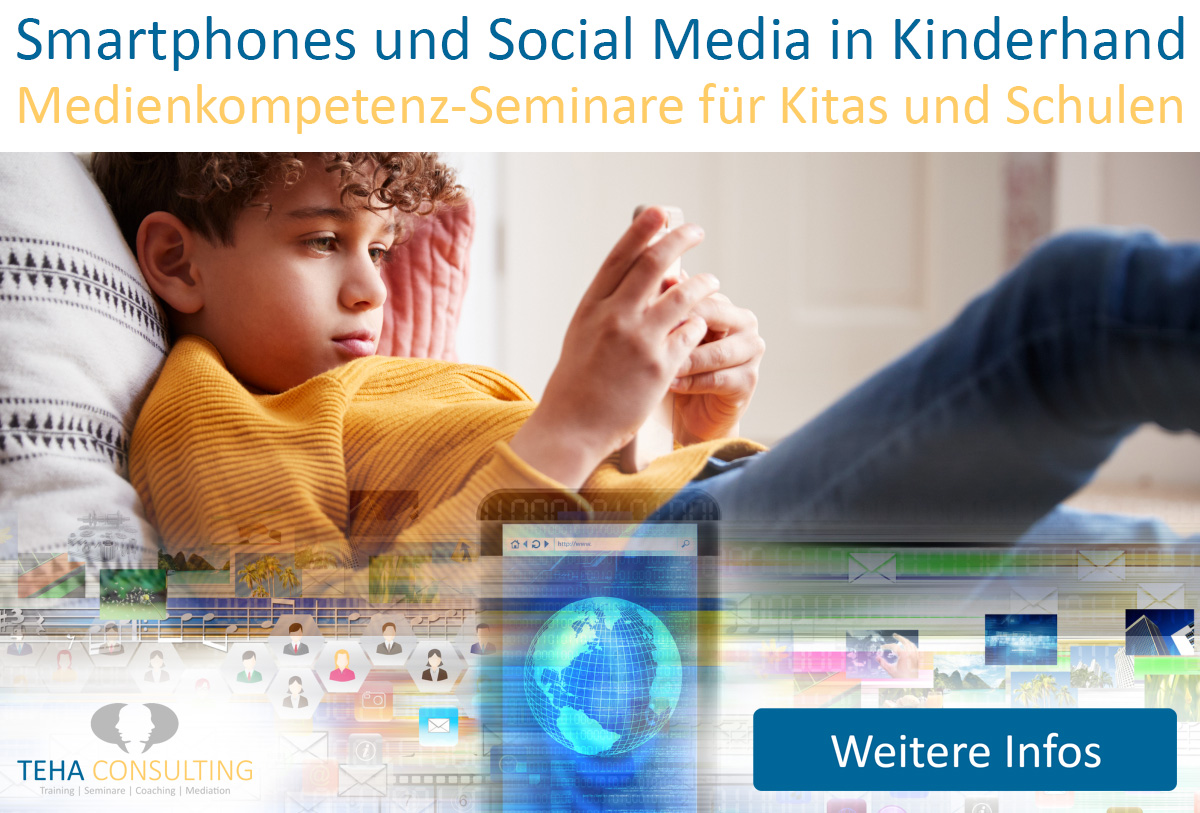Smartphones und Social Media in Kinderhand - Medienkompetenz-Seminare für Schulen und Kitas